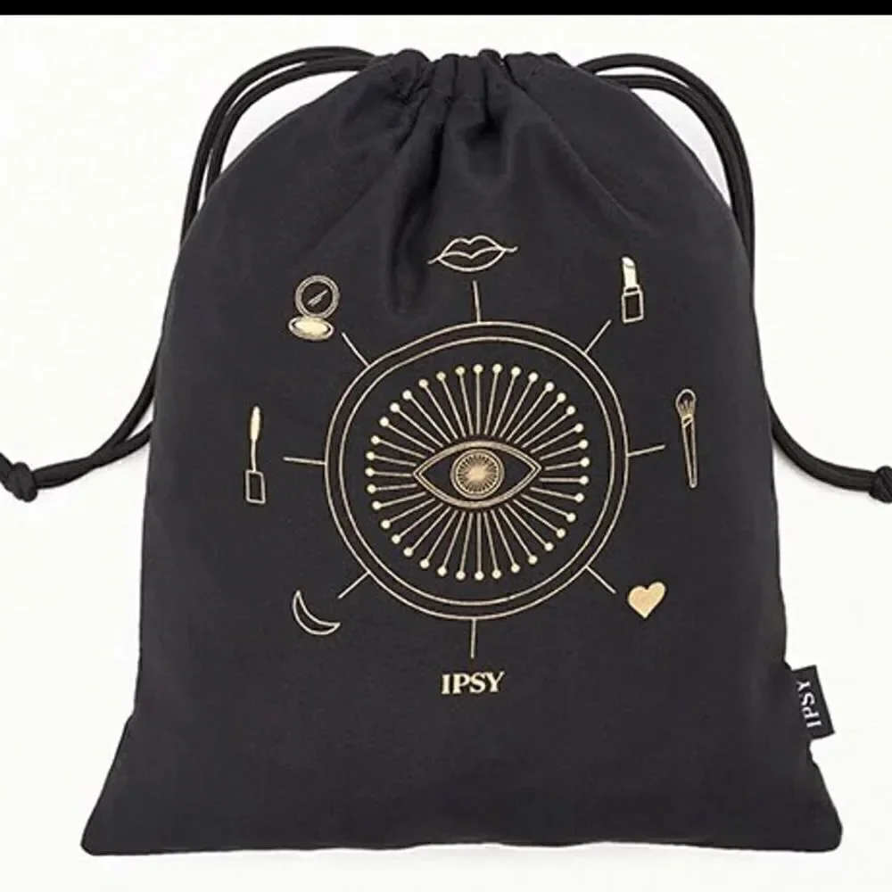 Hair Pin Crystals Bow top quality plus Ipsy drawstring bag